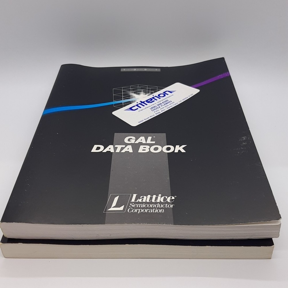 Lattice Semiconductor General Array Logic GAL Data Book 1991 & GAL Handbook 1986