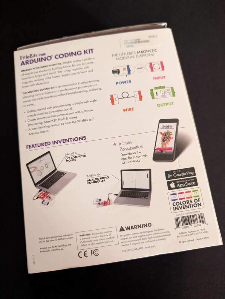 littleBits Electronics Arduino Coding Kit