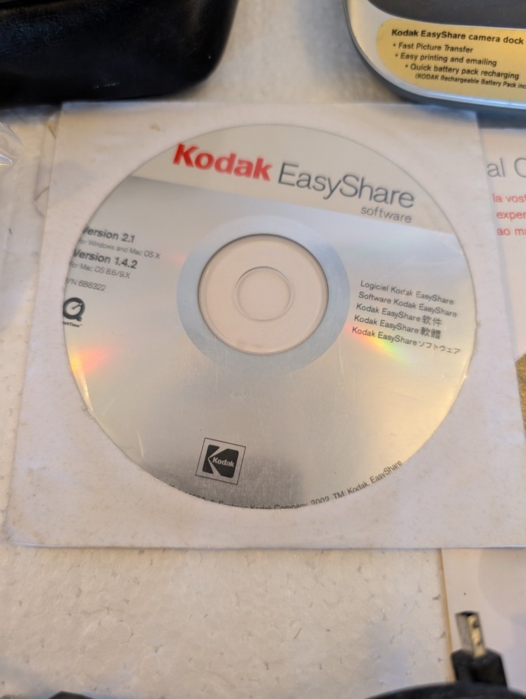 Kodak Easy Share Camera & Dock Stn Spares Repairs Untested