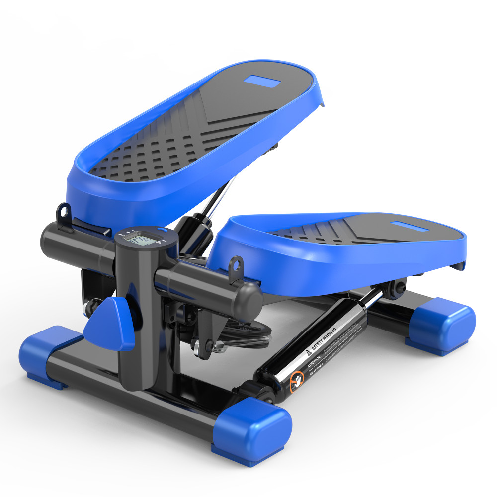 Home Office Exercise 330LBS Capacity Mini Stepper with Resistance Bands and LCD