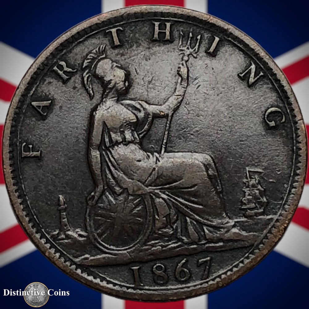 Great Britain 1867 Farthing 1/4d GB3602
