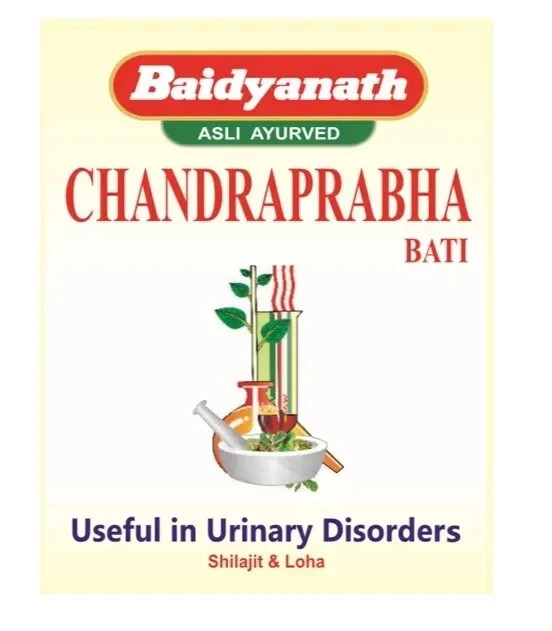 Baidyanath Chandraprabha Bati 80Tablets Useful In Urinary Disorders