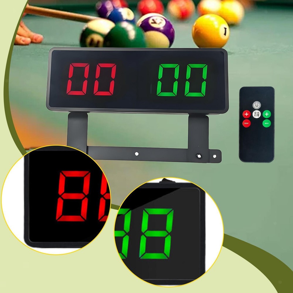 Electronic Billiards Scoreboard Portable Digital Scoreboard Multipurpose