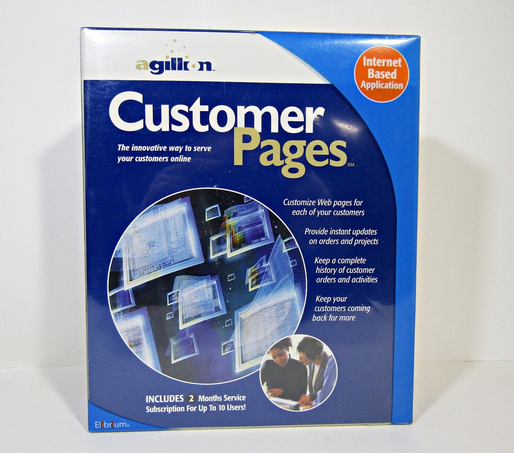 AGILLION Customer Pages Internet Based Application - Serving Customers Online