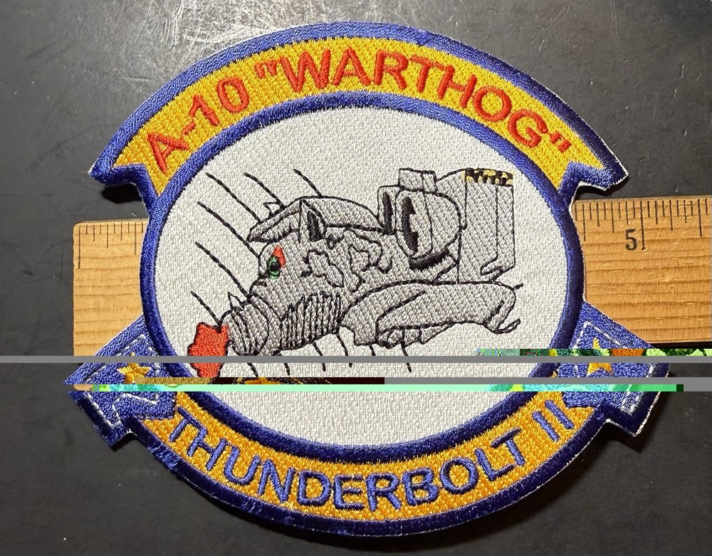 USAF AIR FORCE WARTHOG A-10 THUNDERBOLT patch