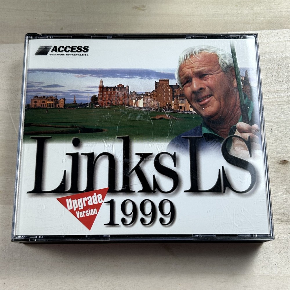 Links LS 1999 Upgrade Version PC CD-ROM Golf Simulation Game ACCESS Software