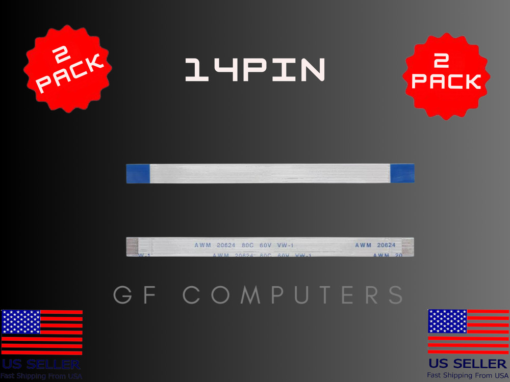 2X 14pin USB Charging Port Board Dock Connector Flex Cable Sony PS4 Controller