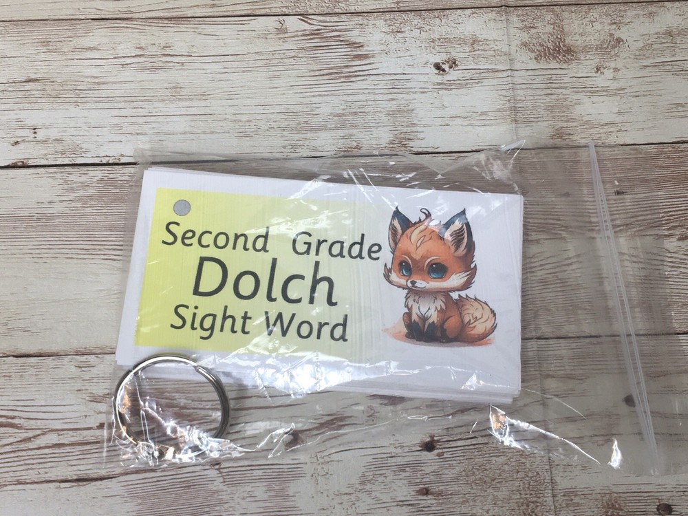 DIY PRINTED / UNCUT Literacy Learning Resource Dolch Second Grade Sight Word