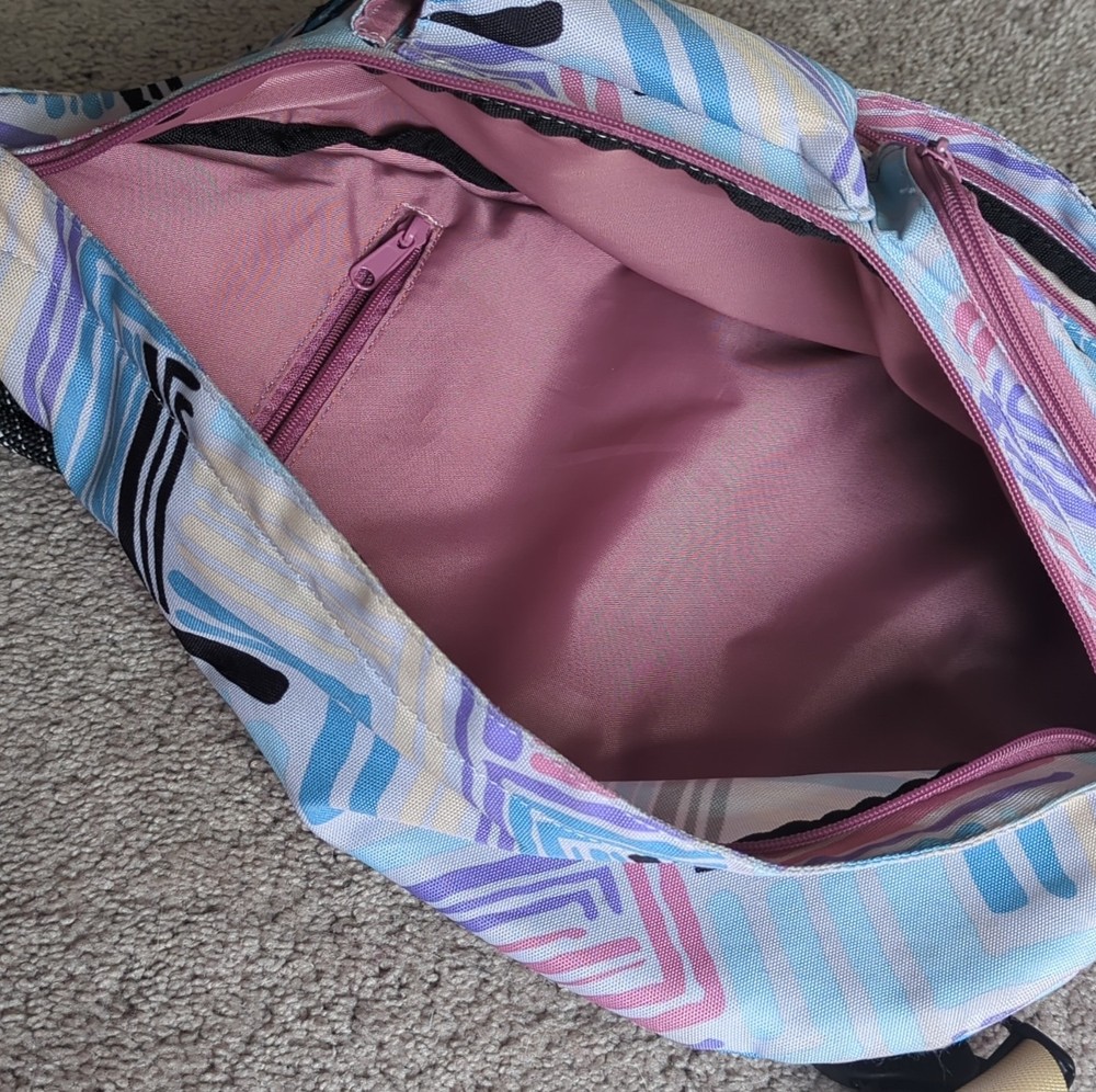 KAVU Rope Sling Multicolor Canvas Hiking Daypack with Adjustable Strap