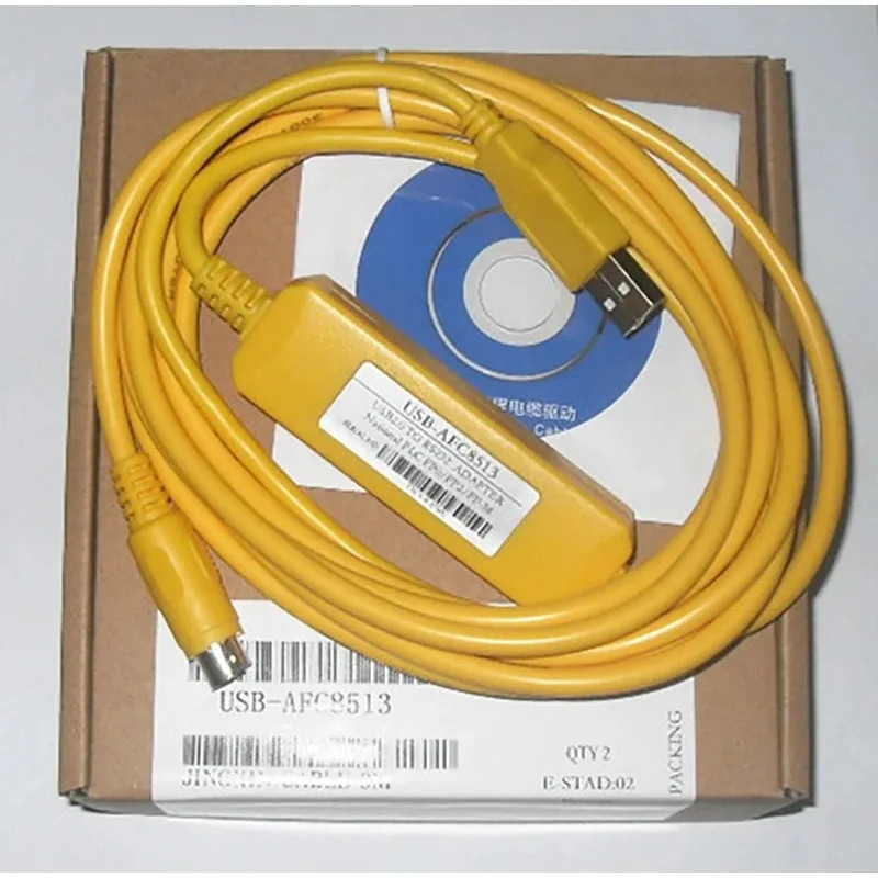 USB-AFC8513 Adapter For FP0 FP2 FP-X FP-M PLC Programming Cable