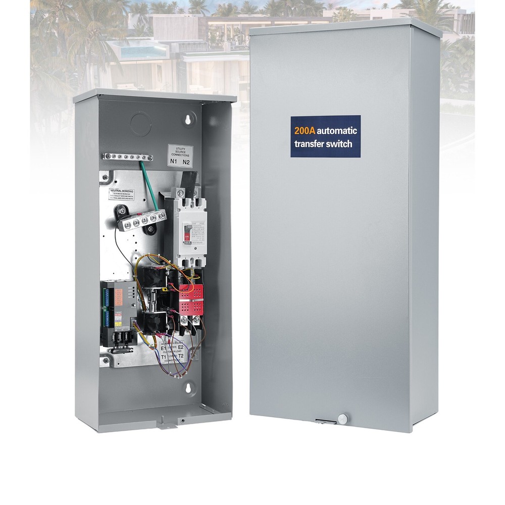 200 Amp Automatic Backup Transfer Switch Outdoor New
