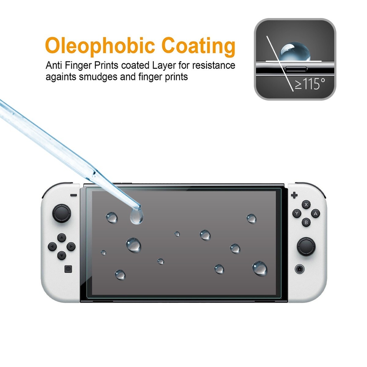 3X Supershieldz Tempered Glass Screen Protector for Nintendo Switch OLED (2021)