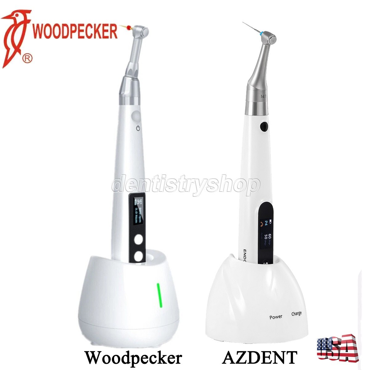 2 in 1 Woodpecker Dental Endo Motor with Apex Locator Root Canal Treatment FDA