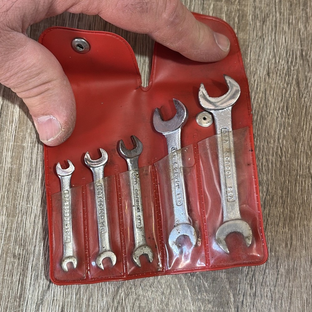 Vintage Gordon Tools Ba Spanner Set Lovely