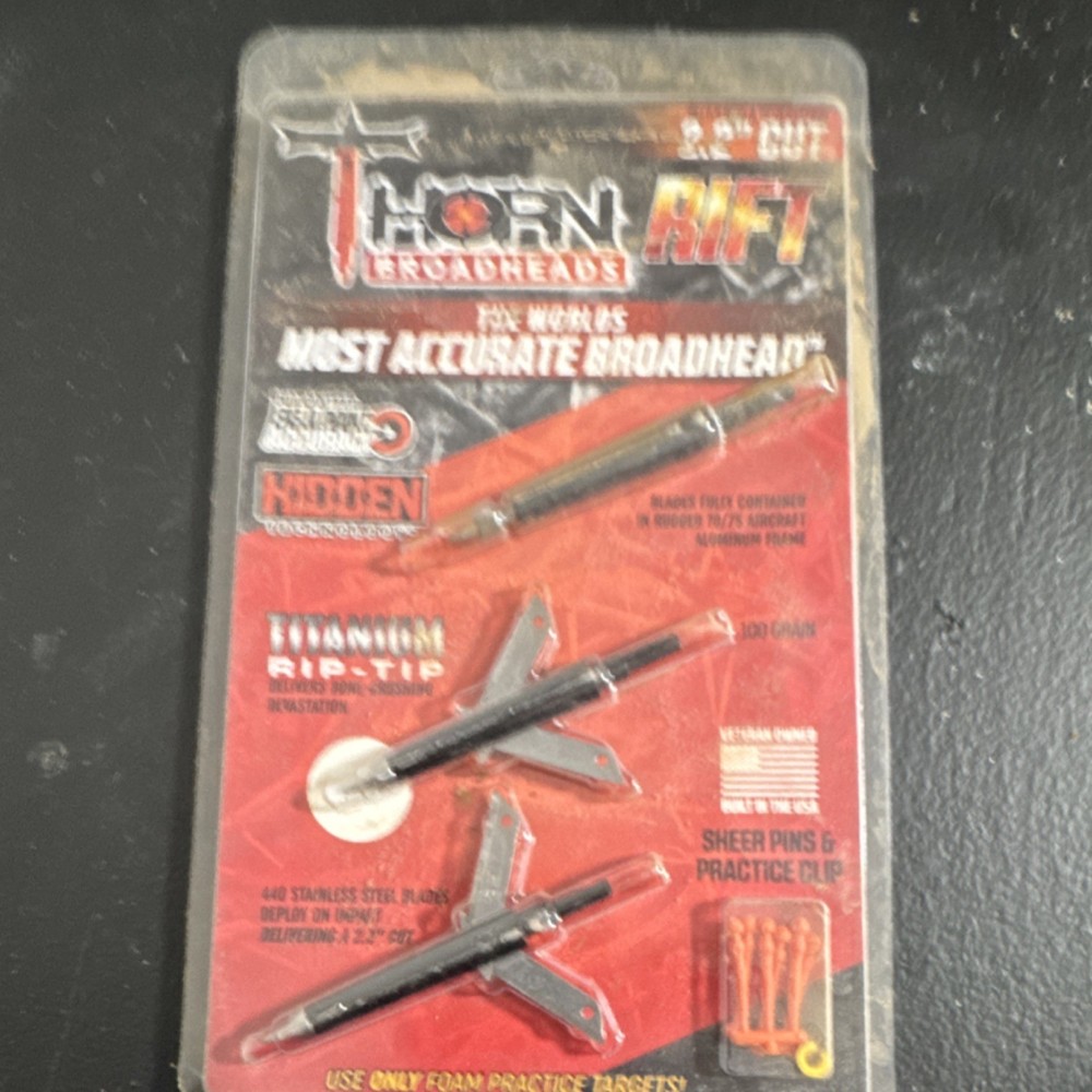 Broadheads and Bushnell binoculars