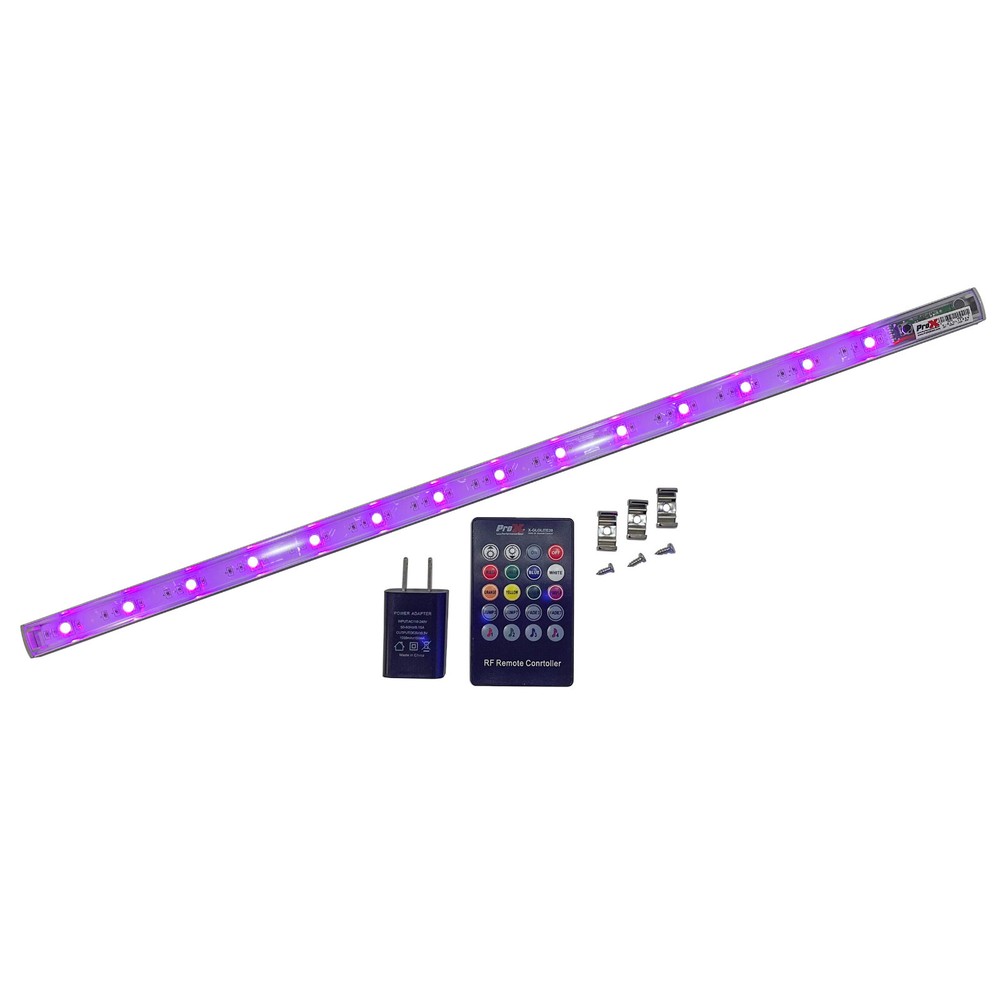 ProX RGB DJ Accent LED Light -USB Power - RF Wireless Remote