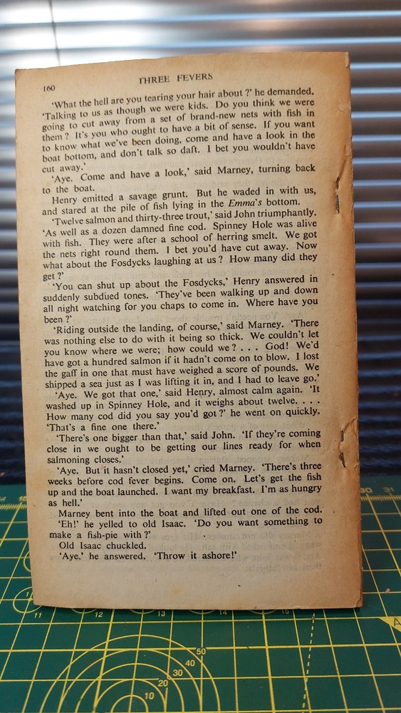 Penguin Paperback #454 THREE FEVERS TRUE 1ST EDITION/1ST IMPRESSION