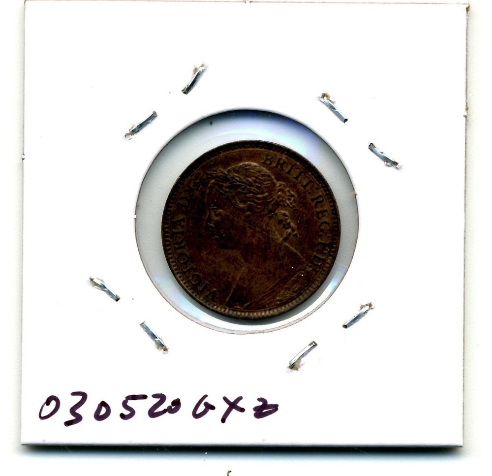 Great Britain. Farthing. 1891 choice Extra Fine