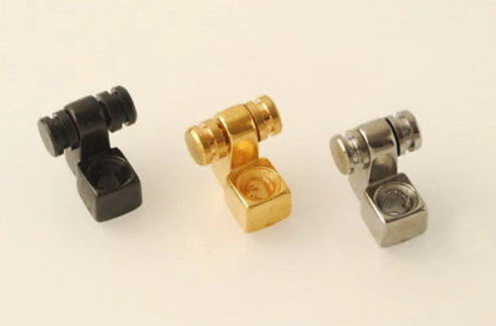 Set of 2 Chrome Roller String Retainer