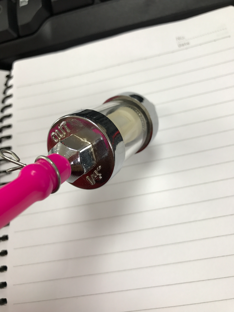 UNIVERSAL FUEL FILTER HIGH PERFORMANCE (1/4")