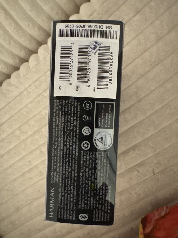 JBL GO3 Portable Waterproof Wireless Speaker - Black