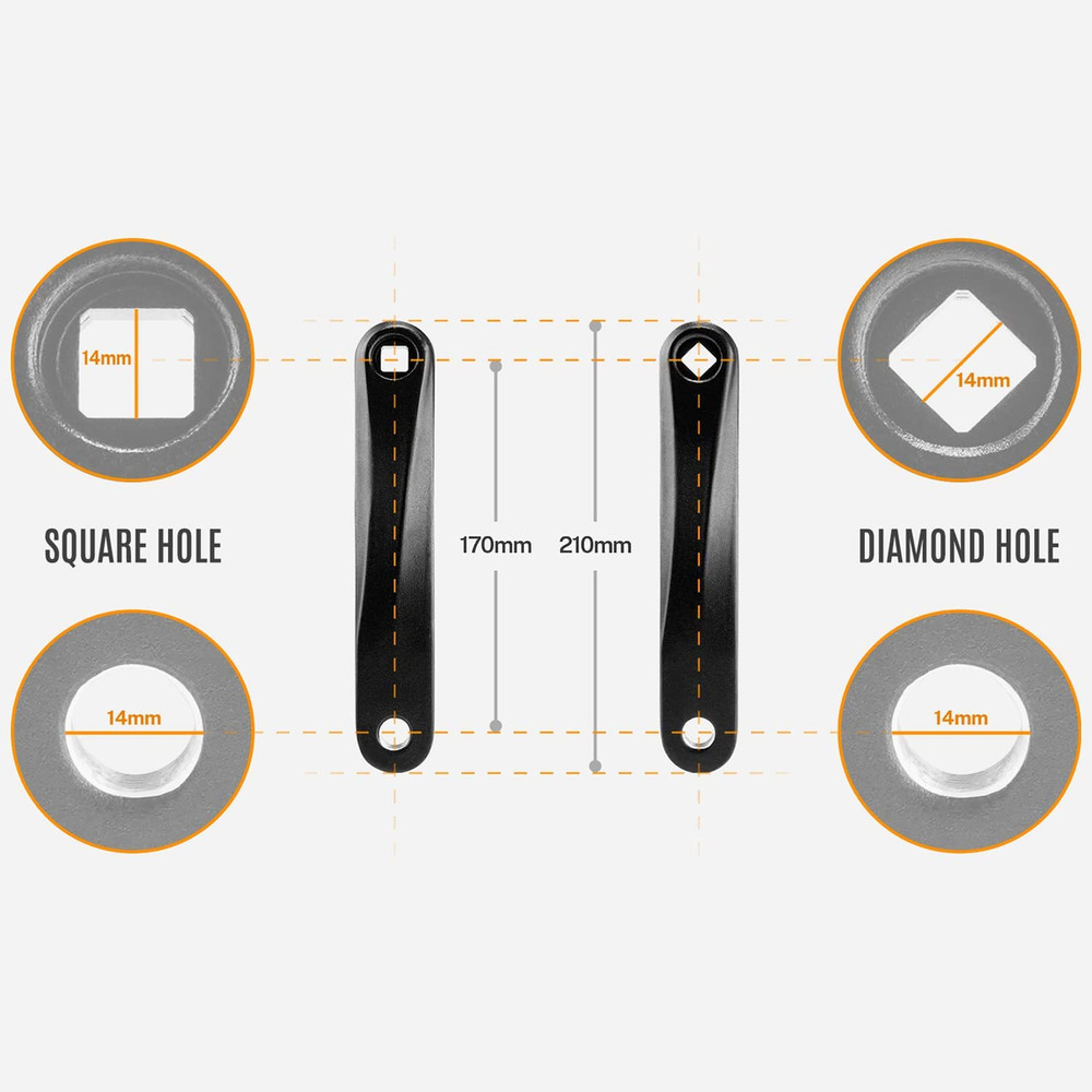 Epessa 170mm Left Crank Arm
