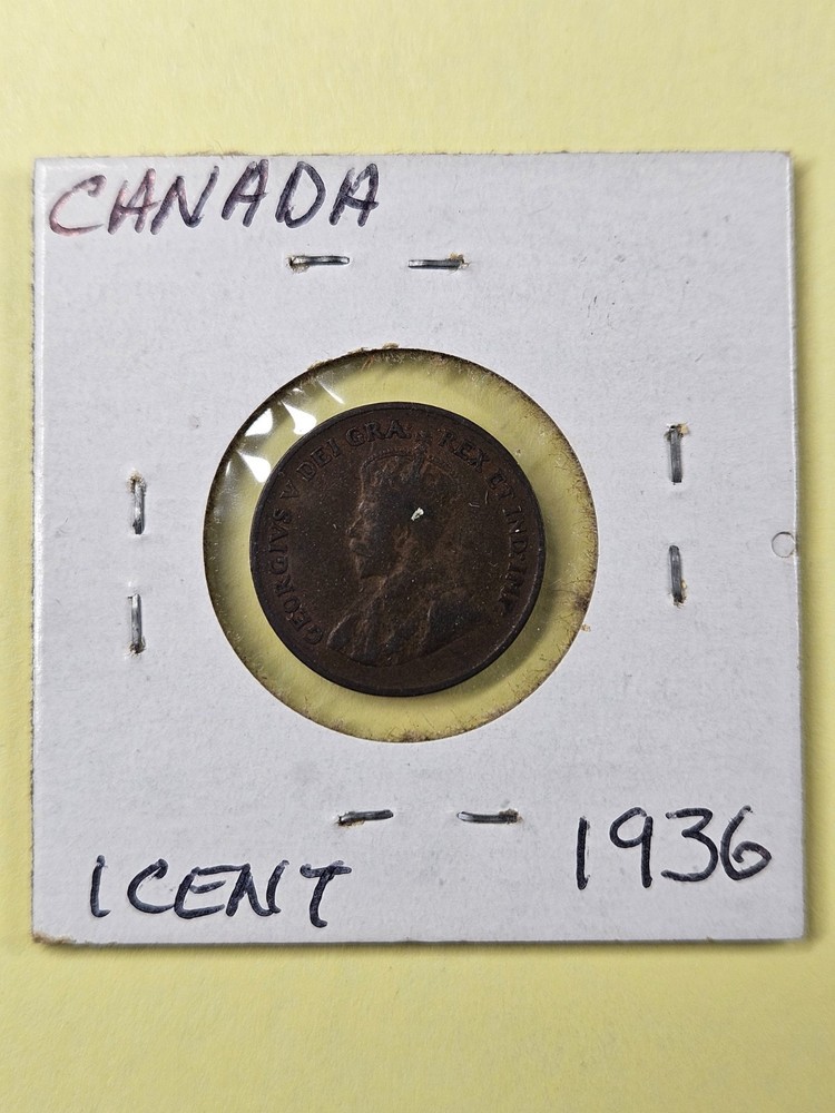 COINS - CANADA - 1 CENT 1936