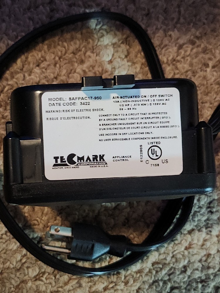 Franke SAFPAC17-950 PlugIn Waste Disposal Controller For Use With Air Switch
