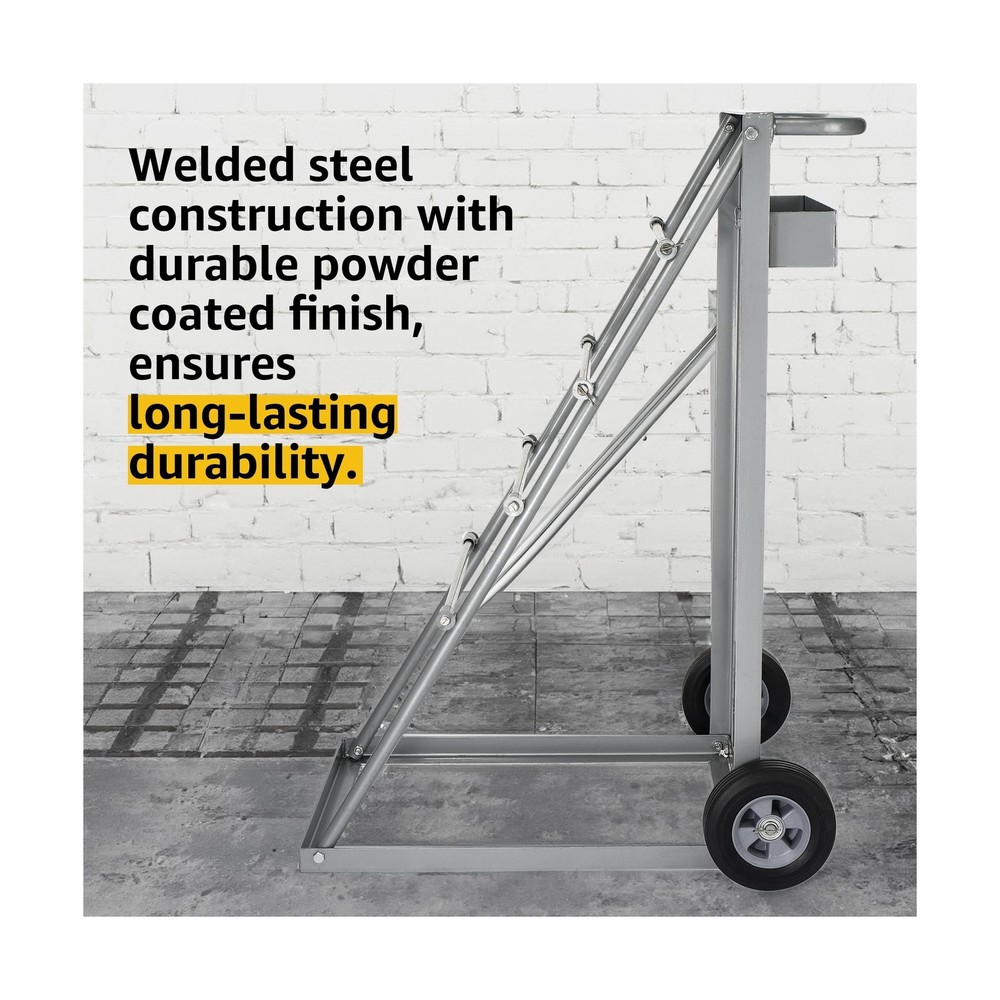 AdirPro Transportable Multiple Axle Cable Caddy - Multi-Spool Wire Rack Dispe...