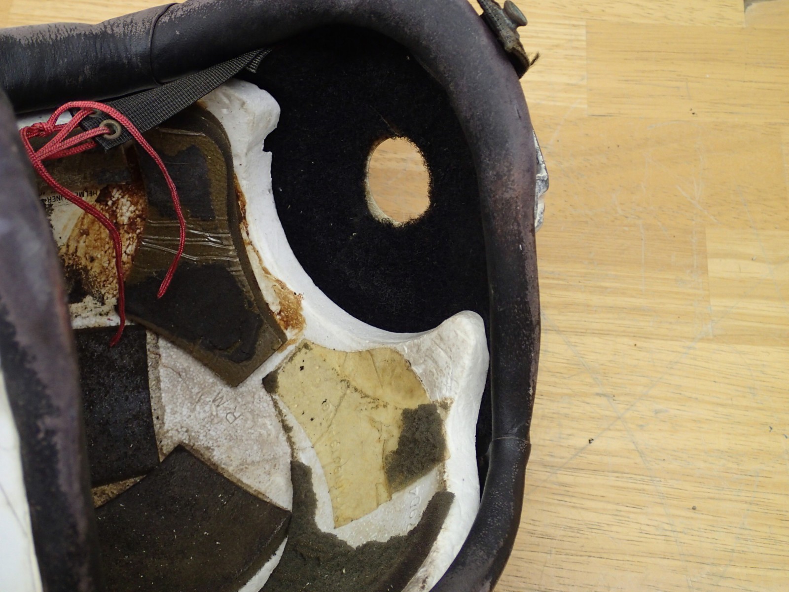 Gentex Vintage PRK-37/P Aircraft Flight Crew Helmet Incomplete Rough Estate Item