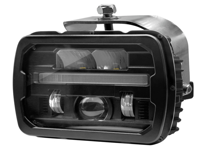 10-30V DC LED Projector. Heated lens and sequential arrow. Functions: Ab