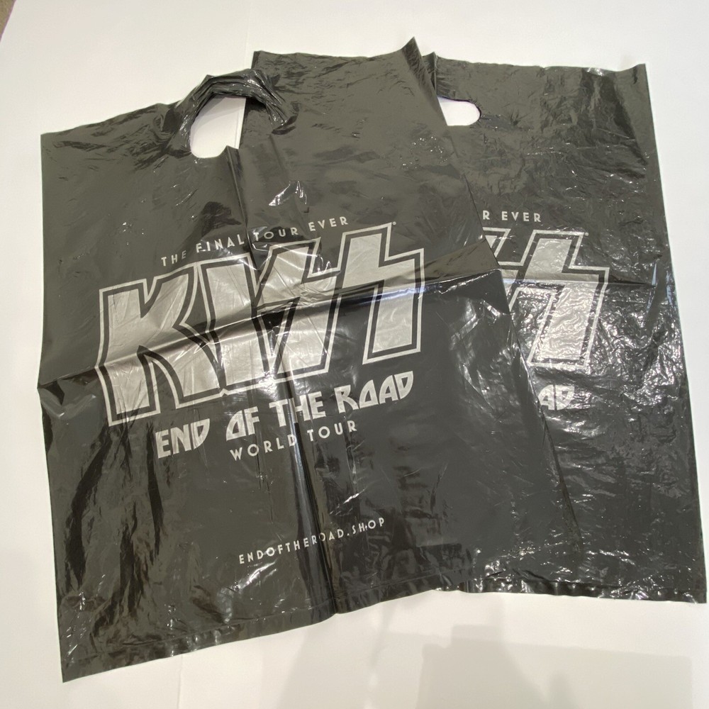 KISS Final Tour Ever End Of The Road World Tour Retail Bag Set of 2 Ace Frehley