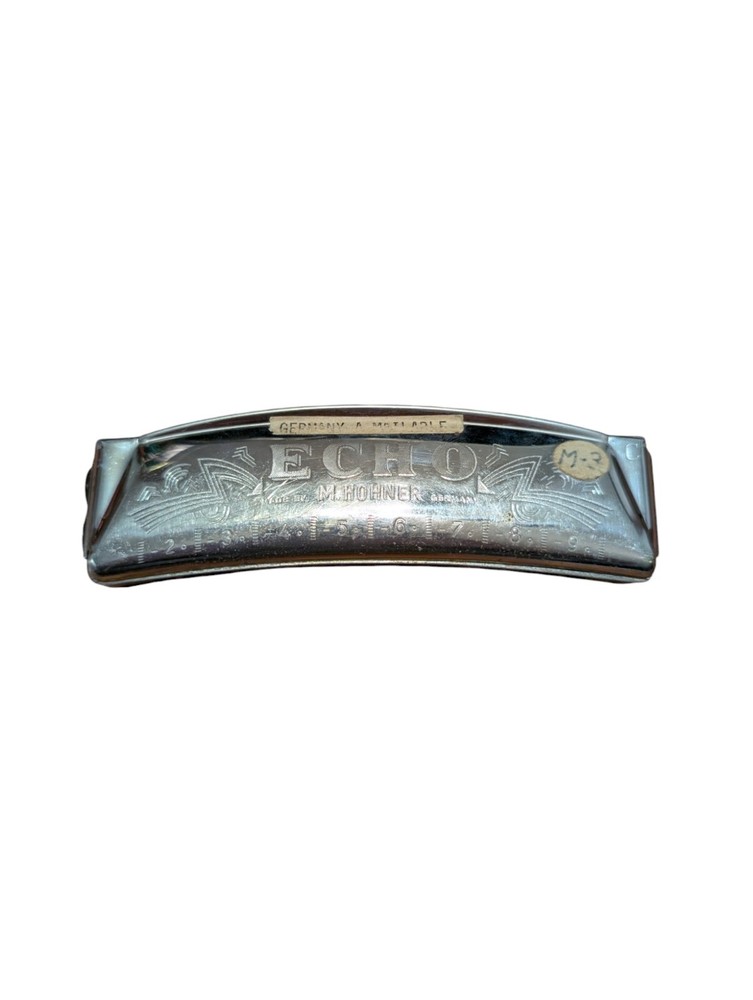 VINTAGE M HOHNER ECHO HARMONICA - MADE IN GERMANY