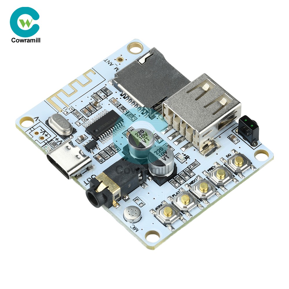 Bluetooth 5.4 Audio Receiver Board mp3 Lossless Decoder Decoding Module Type C