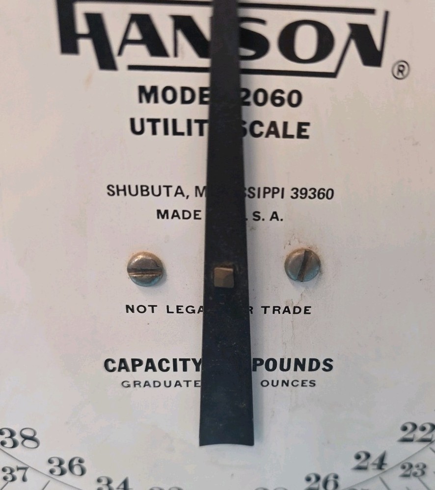 Vtg Hanson Model 2060 Utilty Scale