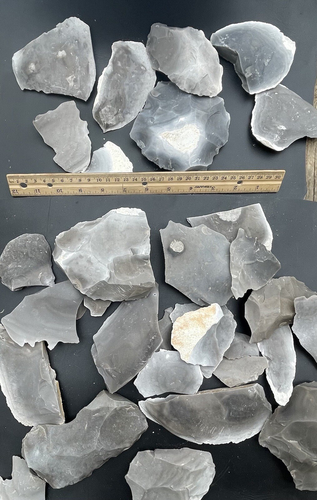 3 Pounds Of High Quality Heat Treated Georgetown ( Big Spalls) Flint Knapping