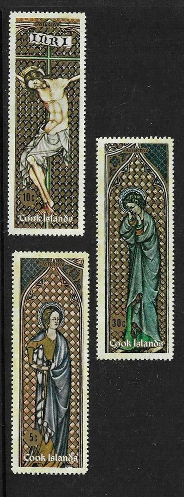 Cook Islands SC # 316-318 Easter . MNH