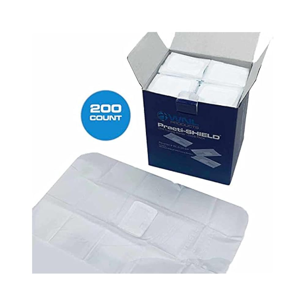 Safe & Disposable CPR Shields, 200 Pack, Easy Training Protection