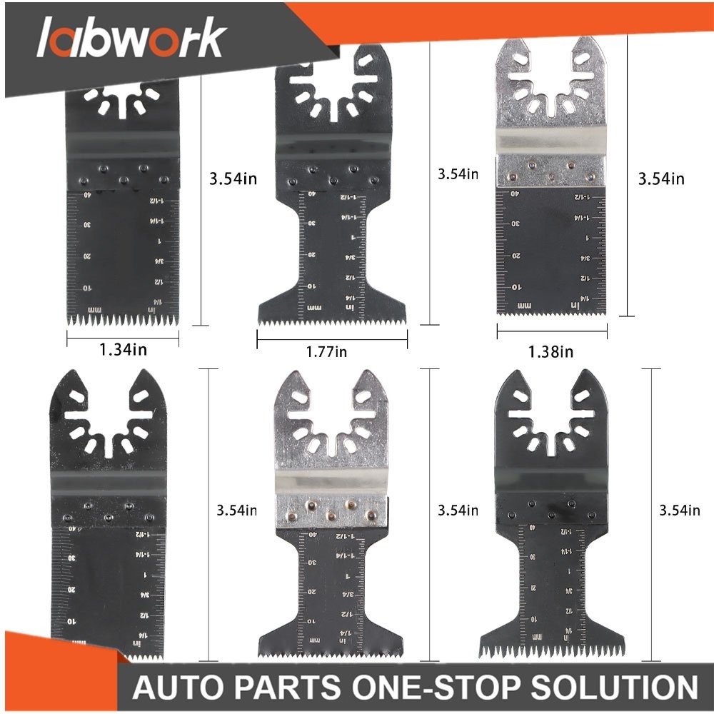 Labwork Bi-metal Oscillating Multi Tool Saw Blades 48 Pack