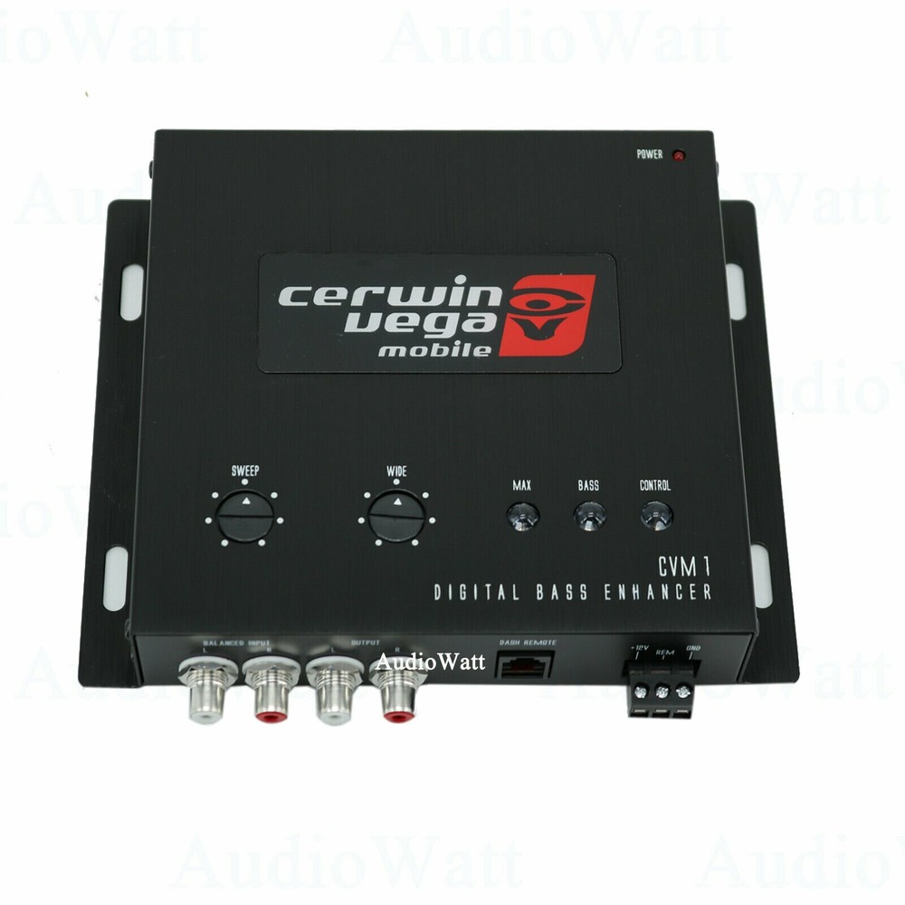Cerwin-Vega CAR DIGITAL BASS BOOST RECONSTRUCTION PROCESSOR EPICENTER Equalizer