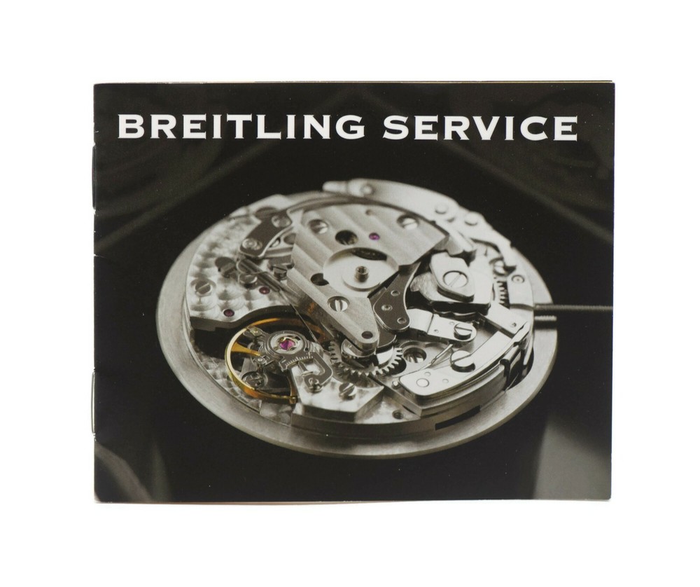 Breitling Service Booklet Manual