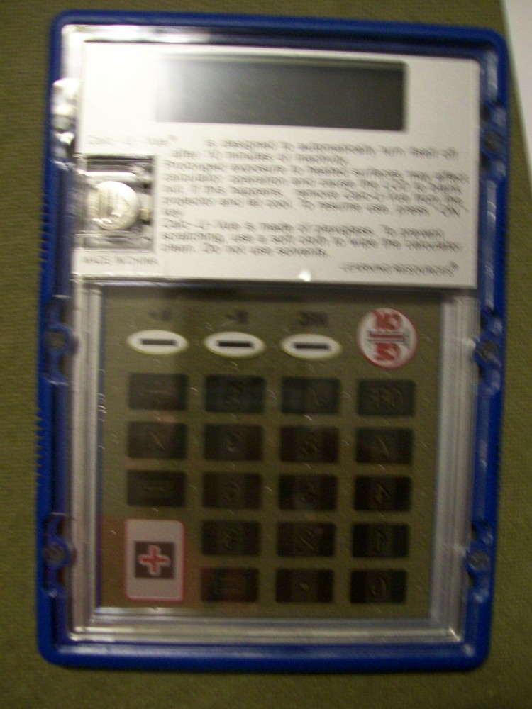 OVERHEAD PRIMARY CALCULATOR INTRODUCE BASIC CALCULATOR SKILLS READING RESOURCES