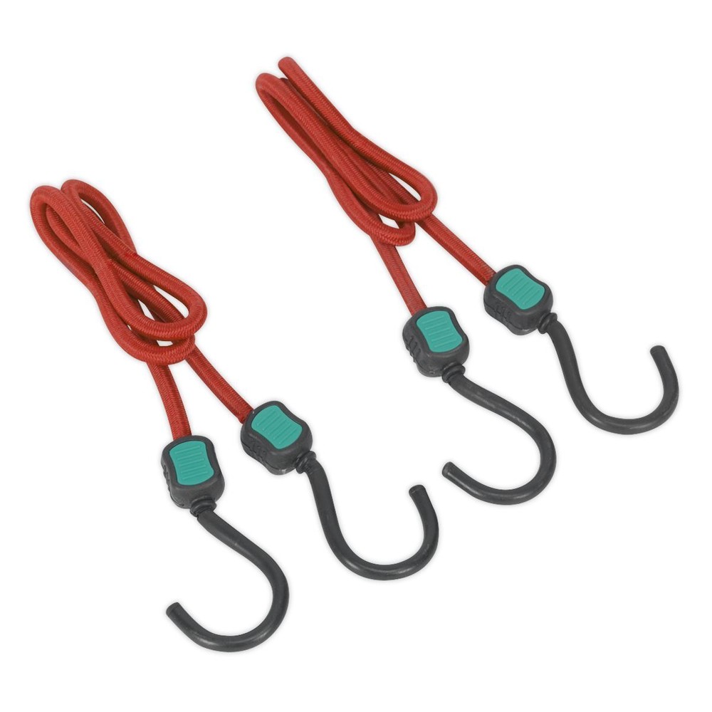 Sealey BCS22 Bungee Cord Set 2pc 760mm