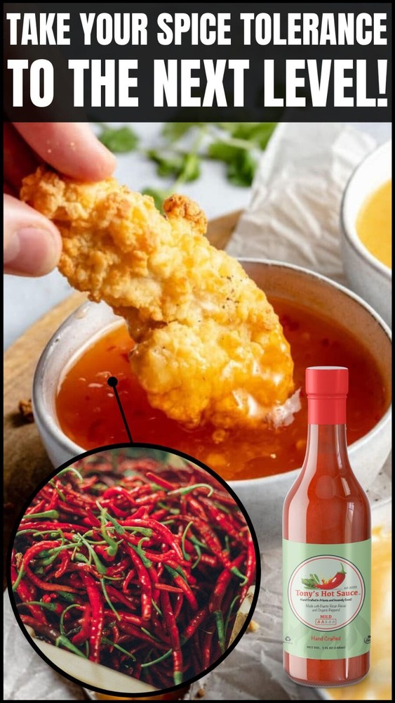 Tony's Handcrafted Hot Sauce- 6 Bottle Gift Set