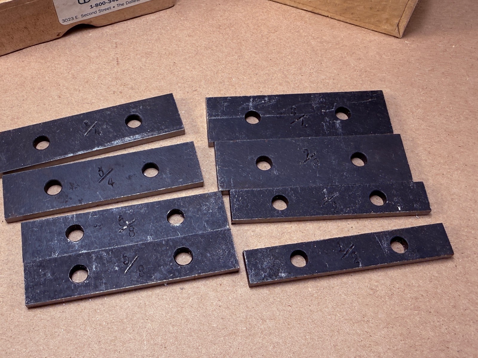 Set of 4 Pair - Smithy Parallels for Vise Jaws Milling Machine or Lathe - 36-000