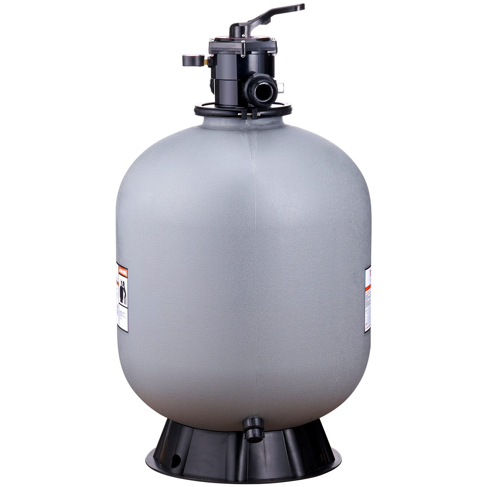 VEVOR Sand Filter 24" Above Inground Swimming Pool Sand Filter with 7-Way Valve