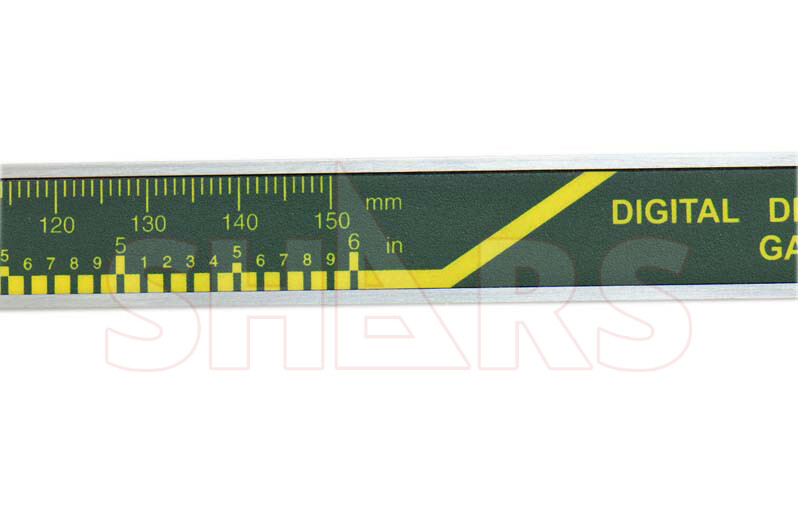 SHARS 0-6" 150MM CALIPER DIGITAL ELECTRONIC DEPTH GAGE GAUGE NEW #]