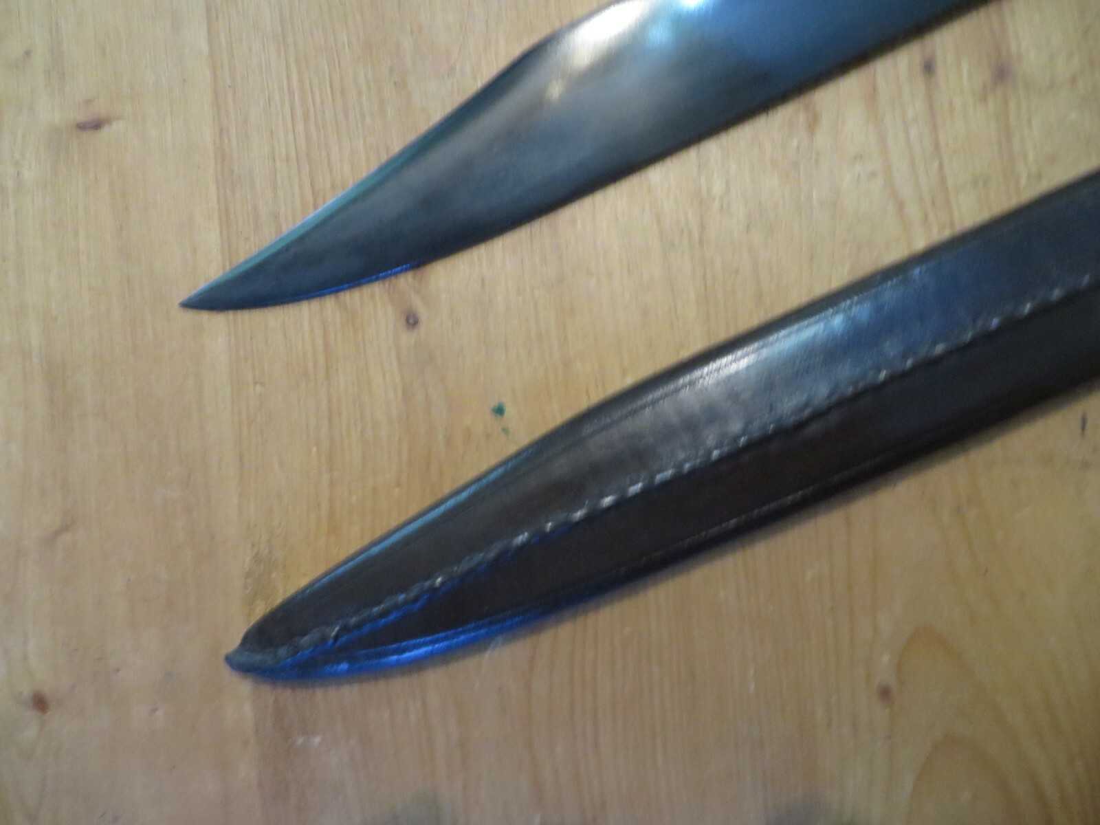 Alabama Confederate Bowie Knife with Leather Sheath, New