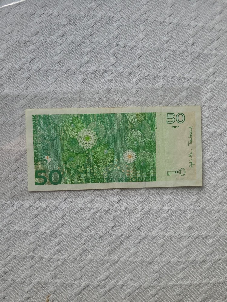 Norway 50 Kroner Banknote 2011