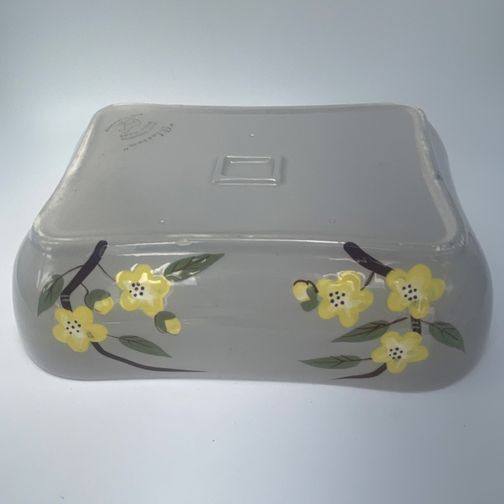 Vintage Weil Ware Blossom Hand Ceramic Rectangle Baking Dish